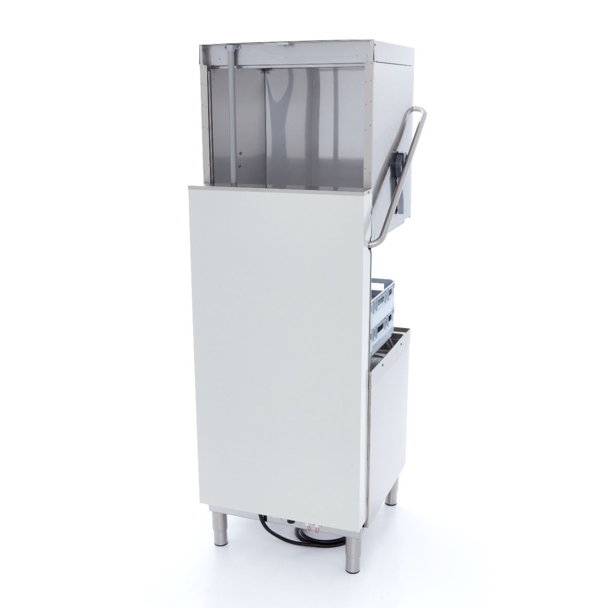 Lave-vaisselle à capot - 50x60cm - avec pompes de rinçage et de savon - 400V – Maxima 09240140