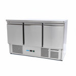 Réfrigérateur de comptoir - 137 cm - 3 portes – Maxima 09400435