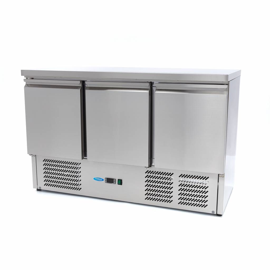 Réfrigérateur de comptoir - 137 cm - 3 portes – Maxima 09400435