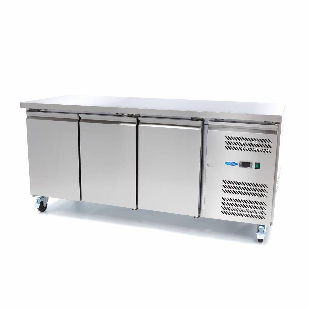 Congélateur de comptoir - 180 cm - 3 portes – Maxima 09400395