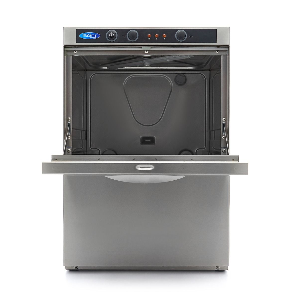 Lave-verres - 35 x 35 cm - avec drain, aide à rinçage et pompe à savon – Maxima 09240010