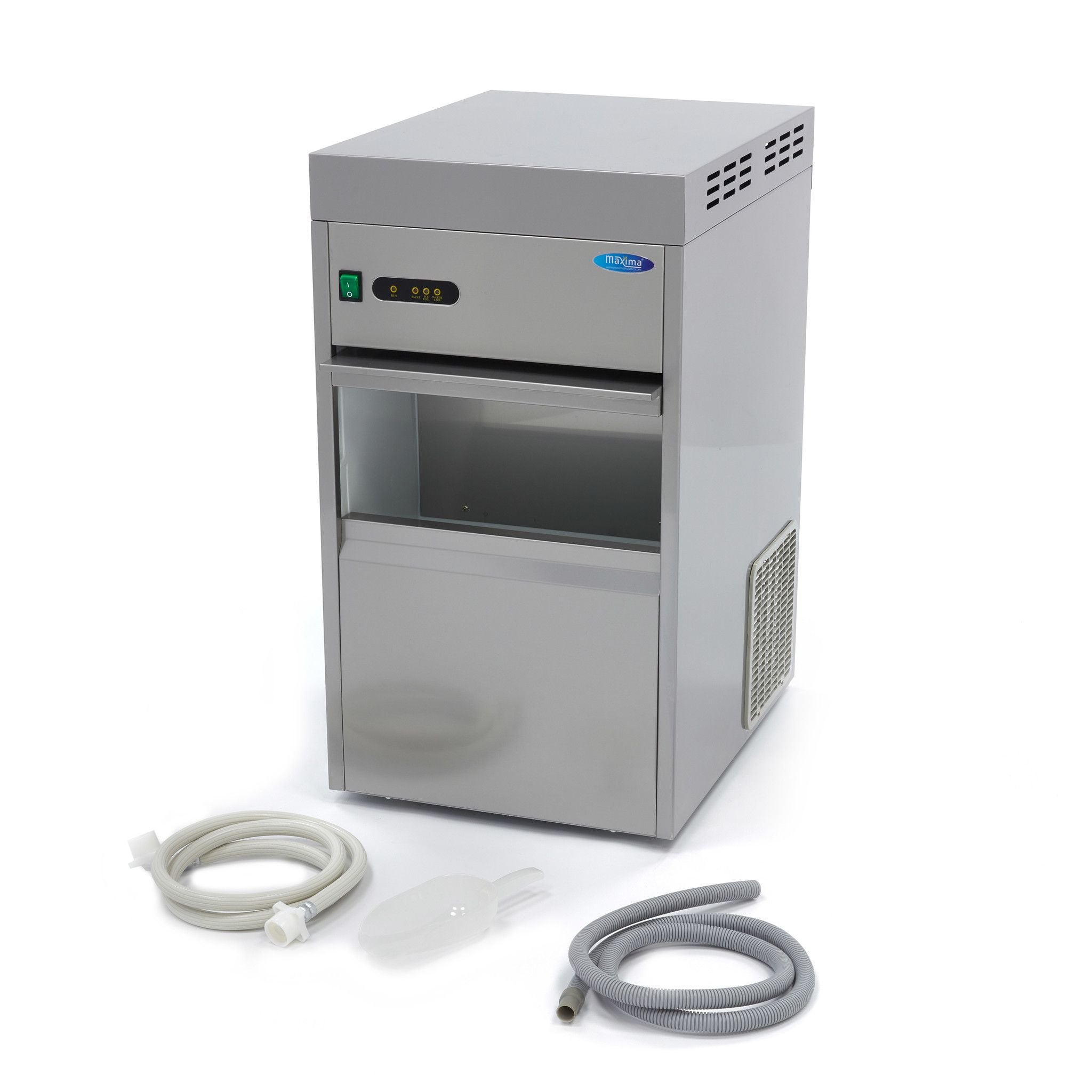 Machine à glaçons - 50 kg/jour - broyé/floconné - refroidissement par eau – Maxima 09300147