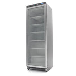 Congélateur - 400 L - noir - avec porte en verre – Maxima 09405021
