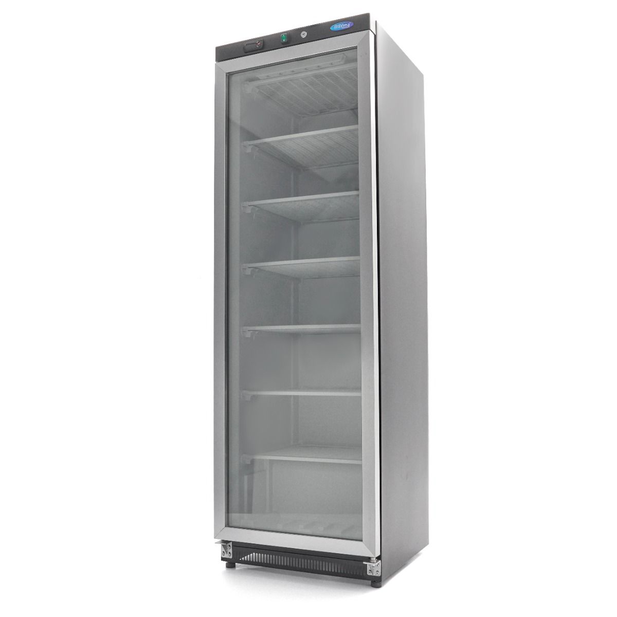 Congélateur - 400 L - noir - avec porte en verre – Maxima 09405021