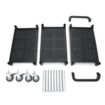 Chariot de service - 3 étagères en plastique - 86,5 x 42,5 cm – Maxima 09507001