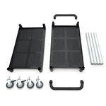 Chariot de service - 2 étagères en plastique - 103 x 50,5 cm – Maxima 09507004