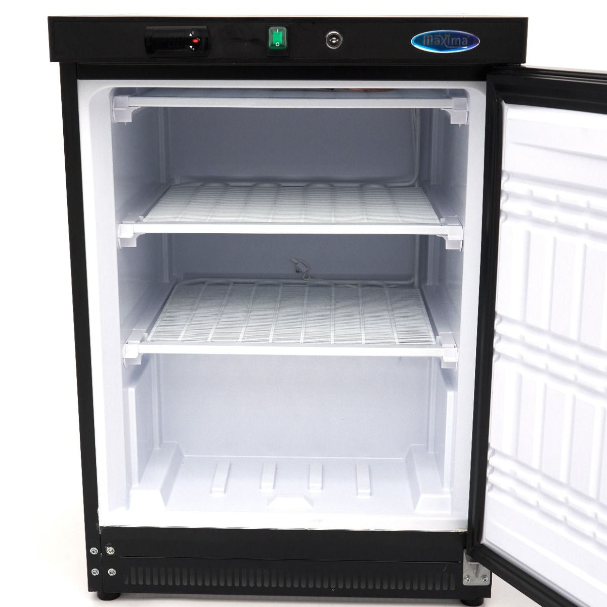 Congélateur - 200 L - 2 étagères fixes - noir – Maxima 09405003