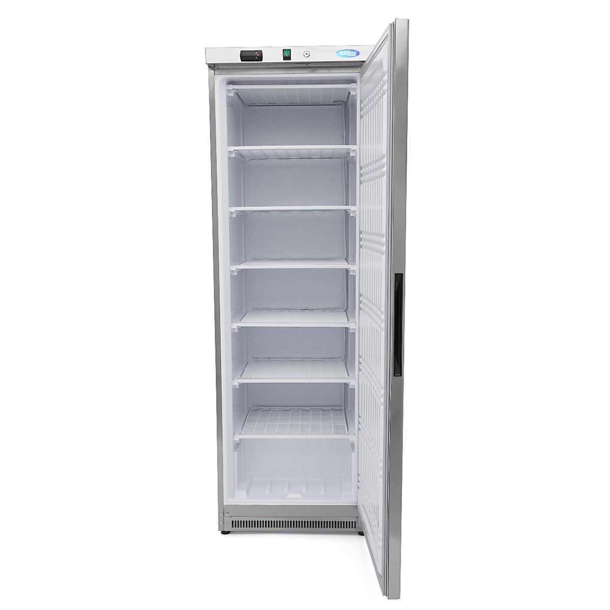 Congélateur - 400 L - 6 étagères fixes - acier inoxydable – Maxima 09405017