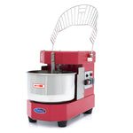Pétrin à spirale / pétrin à pâte - 8 L - 4,5 kg de pâte - rouge framboise – Maxima 09361013