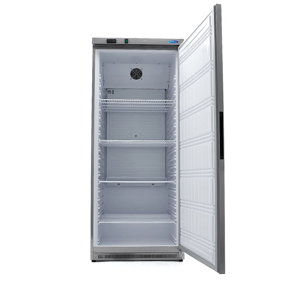 Réfrigérateur - 600 L - 4 étagères réglables - acier inoxydable – Maxima 09405028
