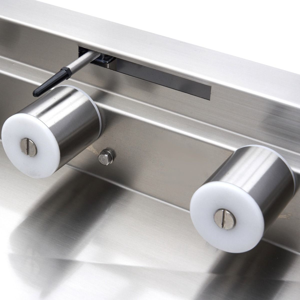 Table à rouleaux droits en acier inoxydable - pour convoyeur à paniers lave-vaisselle – Maxima 09240121
