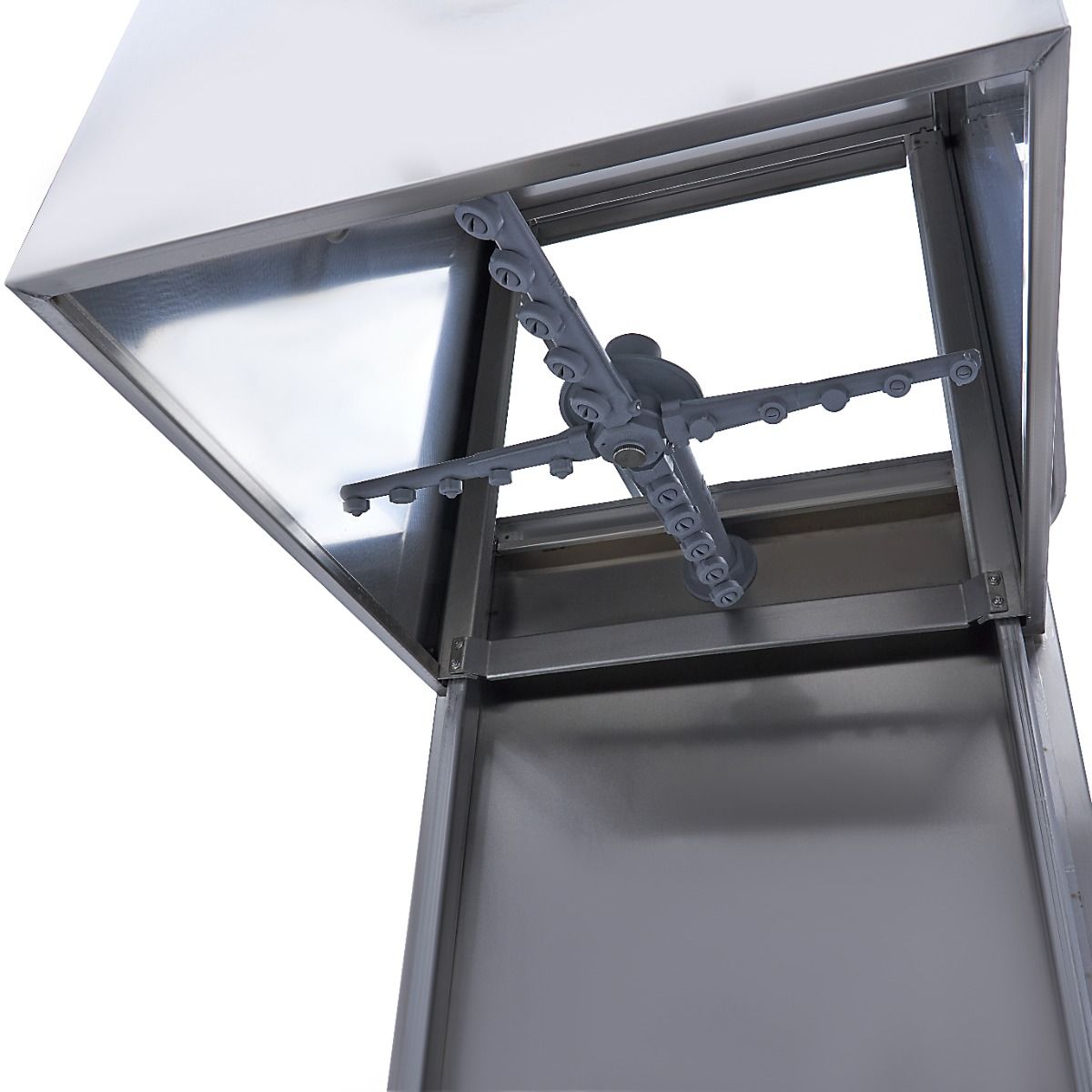 Lave-vaisselle à capot - 50 x 50 cm - avec pompes de rinçage et de savon - affichage numérique - 400V – Maxima 09211008