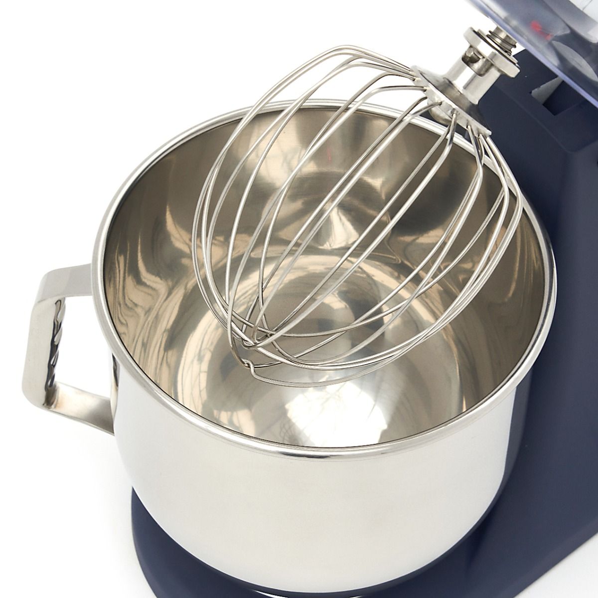 Mixer planétaire - 7 L - jusqu'à 2 kg de pâte - bleu acier mat – Maxima 09360775