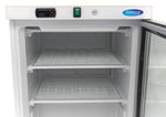 Congélateur - 200 L - blanc - avec porte en verre – Maxima 09405007