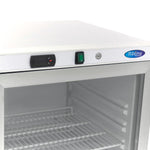Réfrigérateur - 200 L - blanc - avec porte en verre – Maxima 09405006