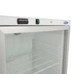 Réfrigérateur - 600 L - blanc - avec porte en verre – Maxima 09405030