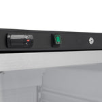 Réfrigérateur - 600 L - noir - avec porte en verre – Maxima 09405032