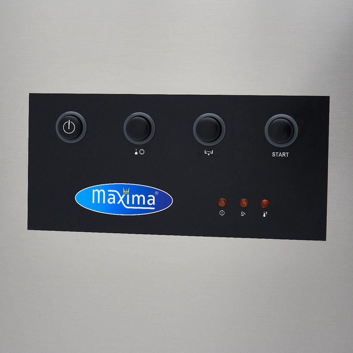Lave-vaisselle à capot - 50x50cm - avec pompes de vidange, de rinçage et de savon - 400V – Maxima 09240080