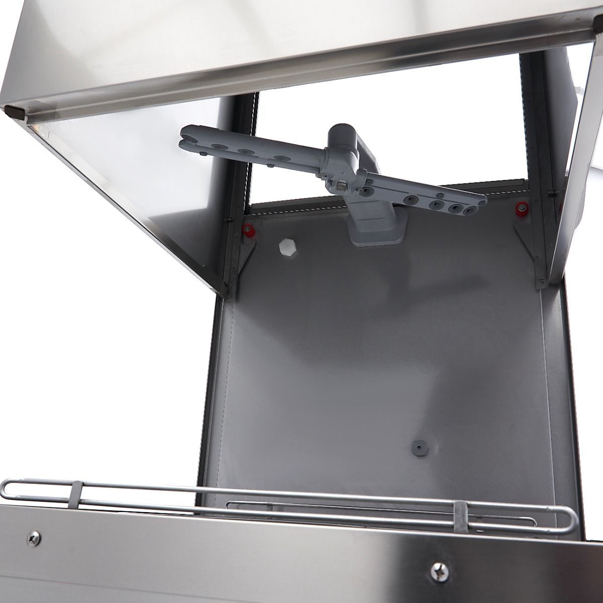 Lave-vaisselle à capot - 50x50cm - avec pompes de vidange, de rinçage et de savon - 400V – Maxima 09240080
