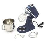 Mixer planétaire - 7 L - jusqu'à 2 kg de pâte - bleu acier mat – Maxima 09360775