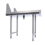 Table à rouleaux droits en acier inoxydable - pour convoyeur à paniers lave-vaisselle – Maxima 09240121