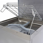 Lave-vaisselle à capot - 50x60cm - avec pompes de rinçage et de savon - 400V – Maxima 09240140