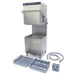 Lave-vaisselle à capot - 50x60cm - avec pompes de rinçage et de savon - 400V – Maxima 09240140