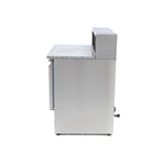 Réfrigérateur pour la préparation des pizzas - 90 cm - 2 portes - s'adapte à 5 x 1/6 GN - incl couvercle en acier inoxydable – Maxima 09400200