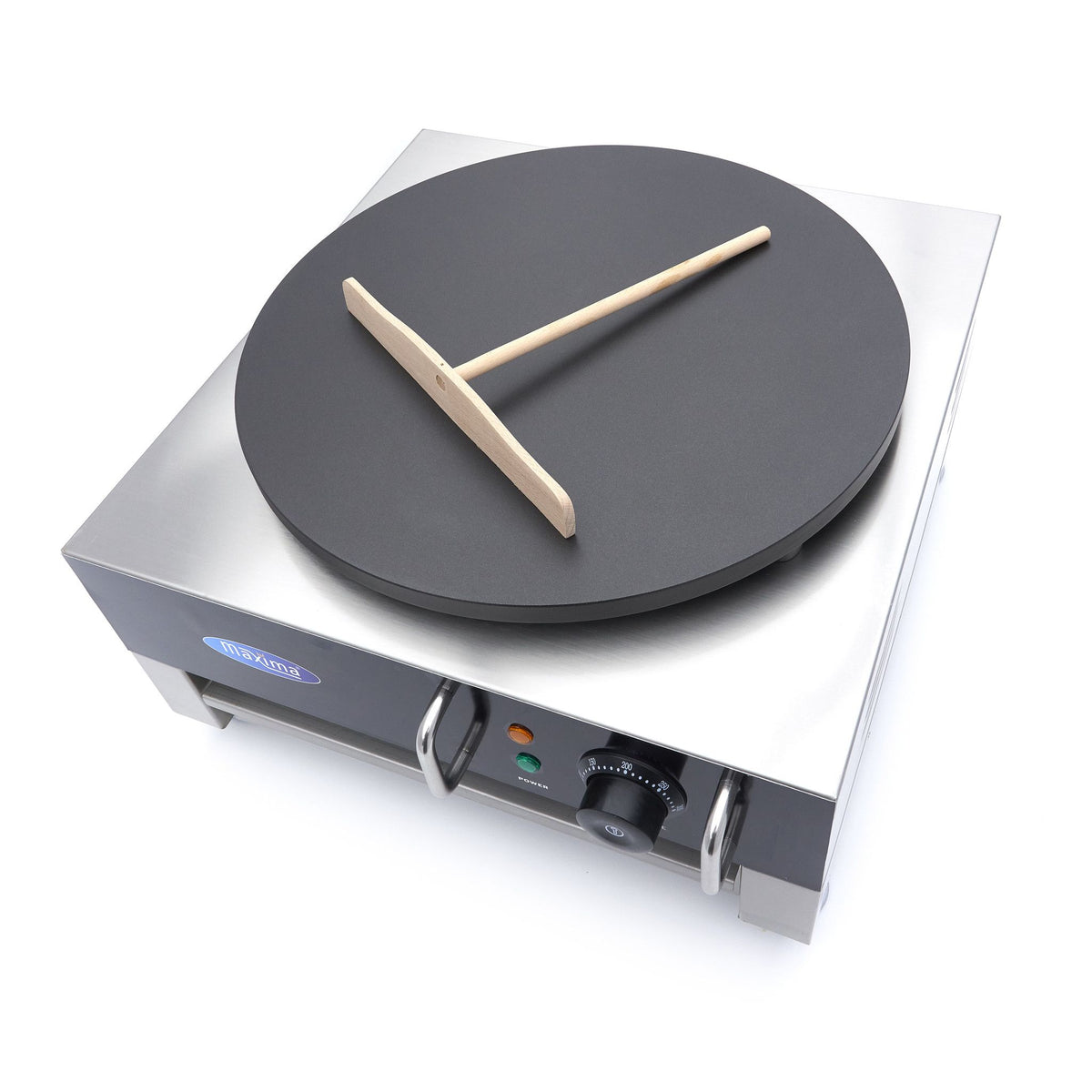 Crêpière - crêpe simple - 40 cm - avec tartineur de pâte à frire – Maxima 09374070