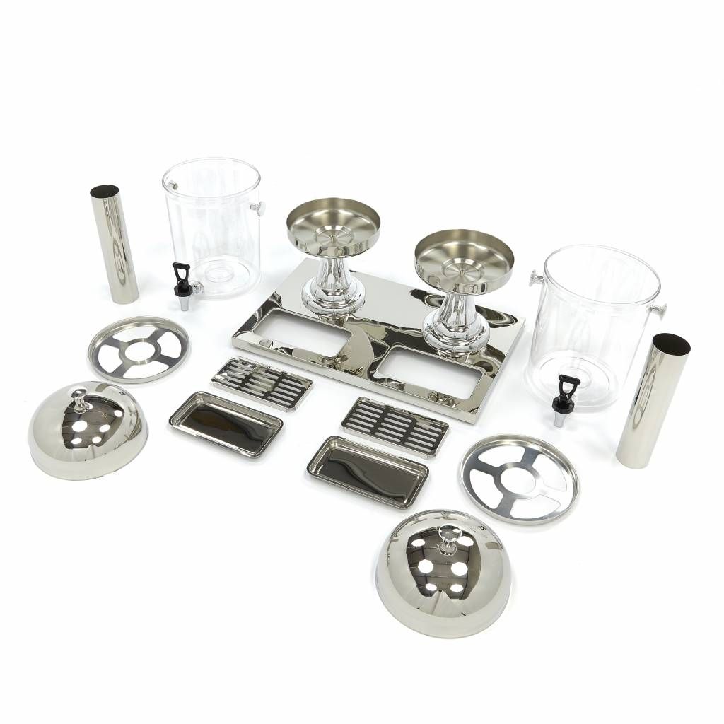 Dispensateur de boissons - 2 x 8 L - tube de refroidissement central - fonctionne sans électricité – Maxima 09300542