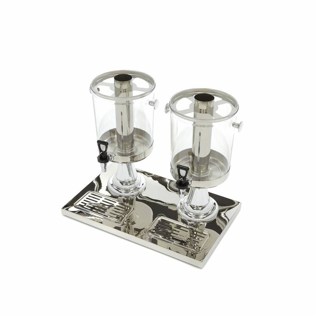 Dispensateur de boissons - 2 x 8 L - tube de refroidissement central - fonctionne sans électricité – Maxima 09300542