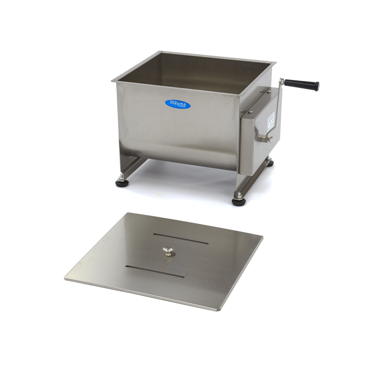 Mélangeur á viande - 30 L - 25 kg viande - axle double - manuel – Maxima 09368000