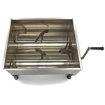 Mélangeur à viande - 60 L - 55 kg viande - axle double - manuel – Maxima 09368003