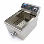 Friteuse - 16 L - 1 panier - avec robinet de vidange – Maxima 09365010
