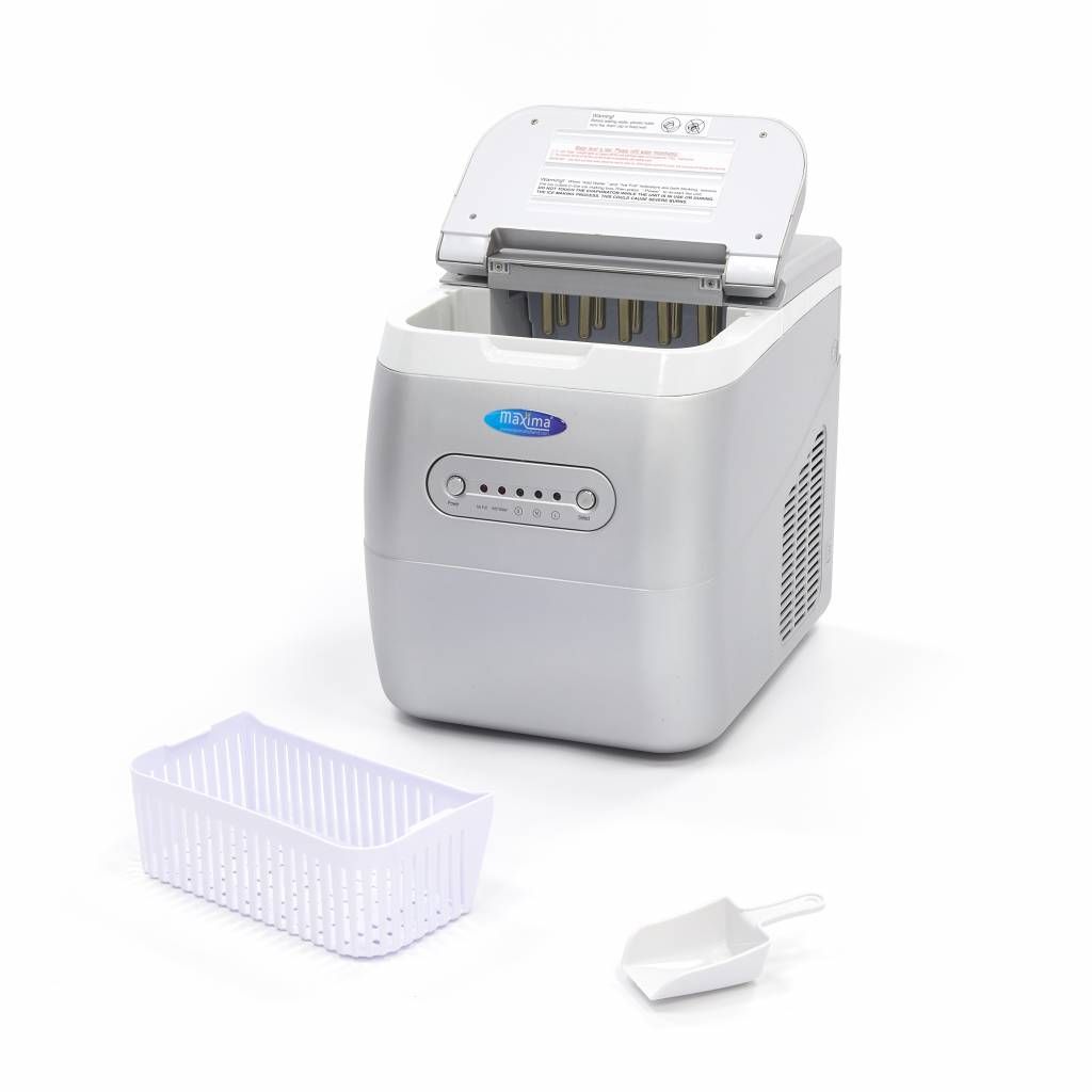 Machine à glaçons - 15 kg/jour - glaçons creux - refroidissement par air – Maxima 09300121