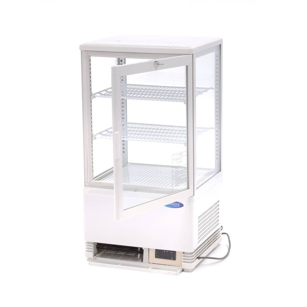 Vitrine réfrigérée - 58 L - 43 cm - blanc – Maxima 09400800