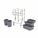 Chariot de nettoyage - 5 bacs inclus – Maxima 09300544