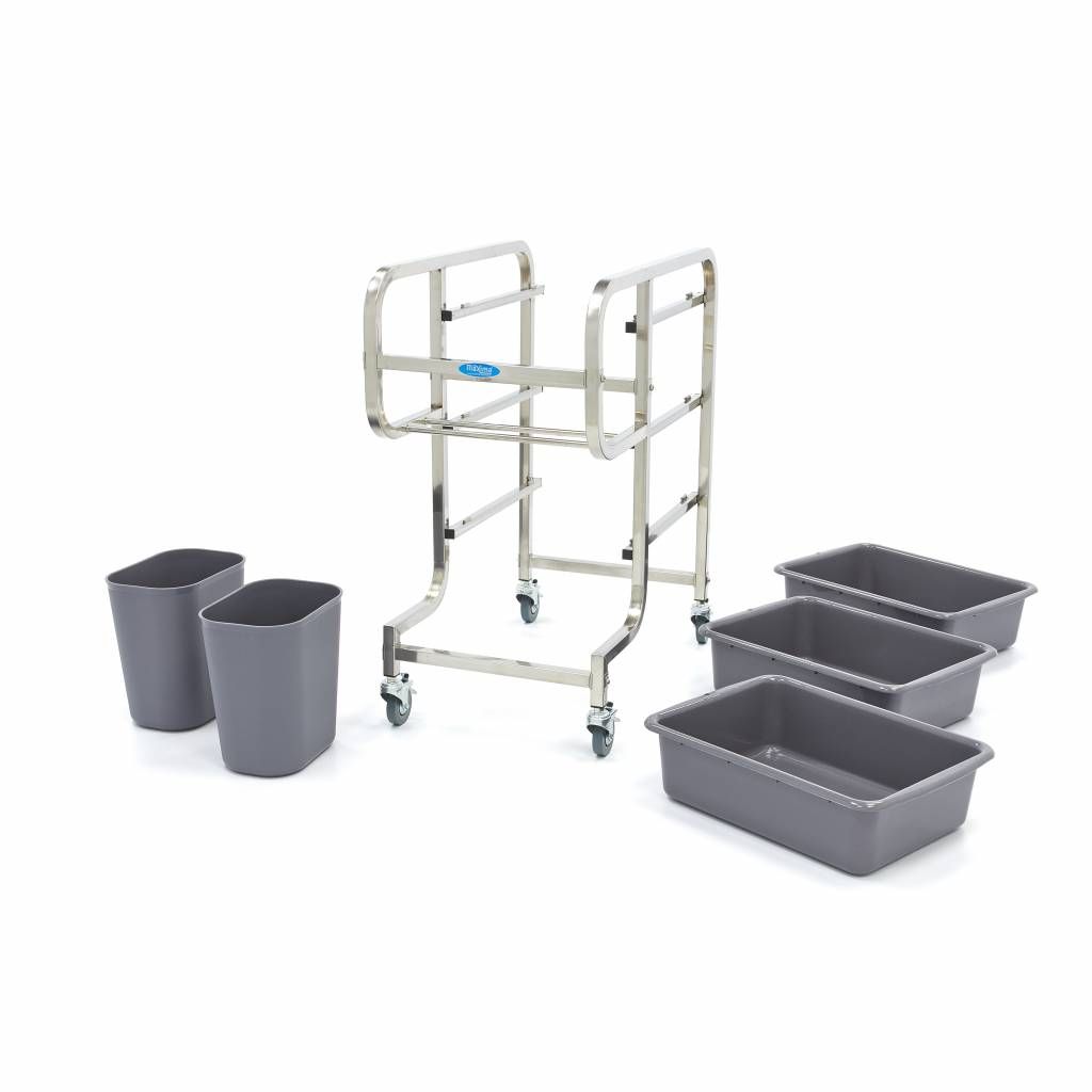 Chariot de nettoyage - 5 bacs inclus – Maxima 09300544