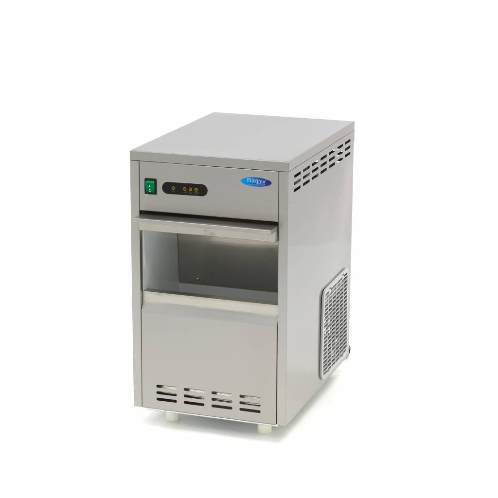 Machine à glaçons - 30 kg/jour - broyé/floconné - refroidissement par air – Maxima 09300136