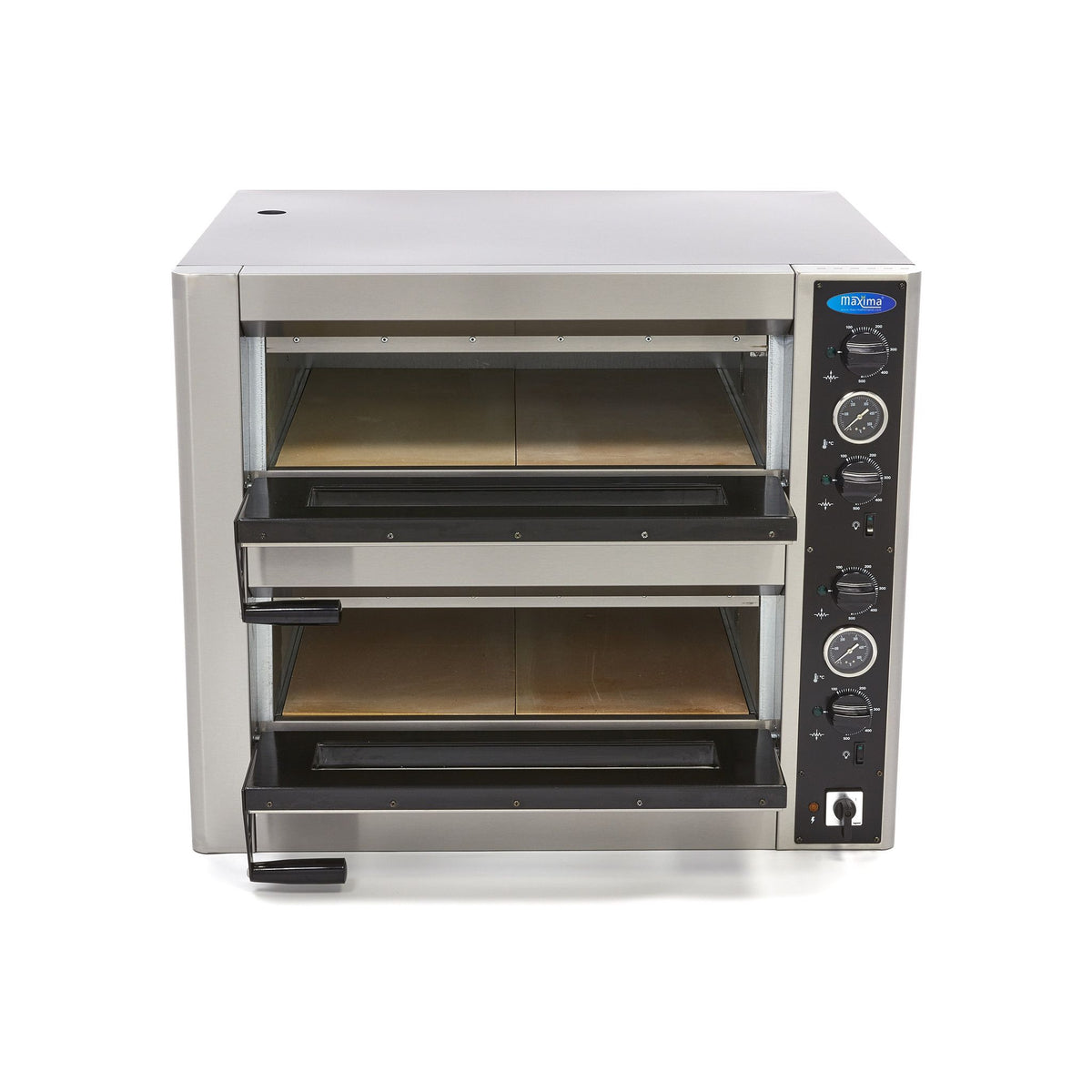 Four à pizza - s'adapte à 4 pizzas Ø30 cm - double étage – Maxima 09370030