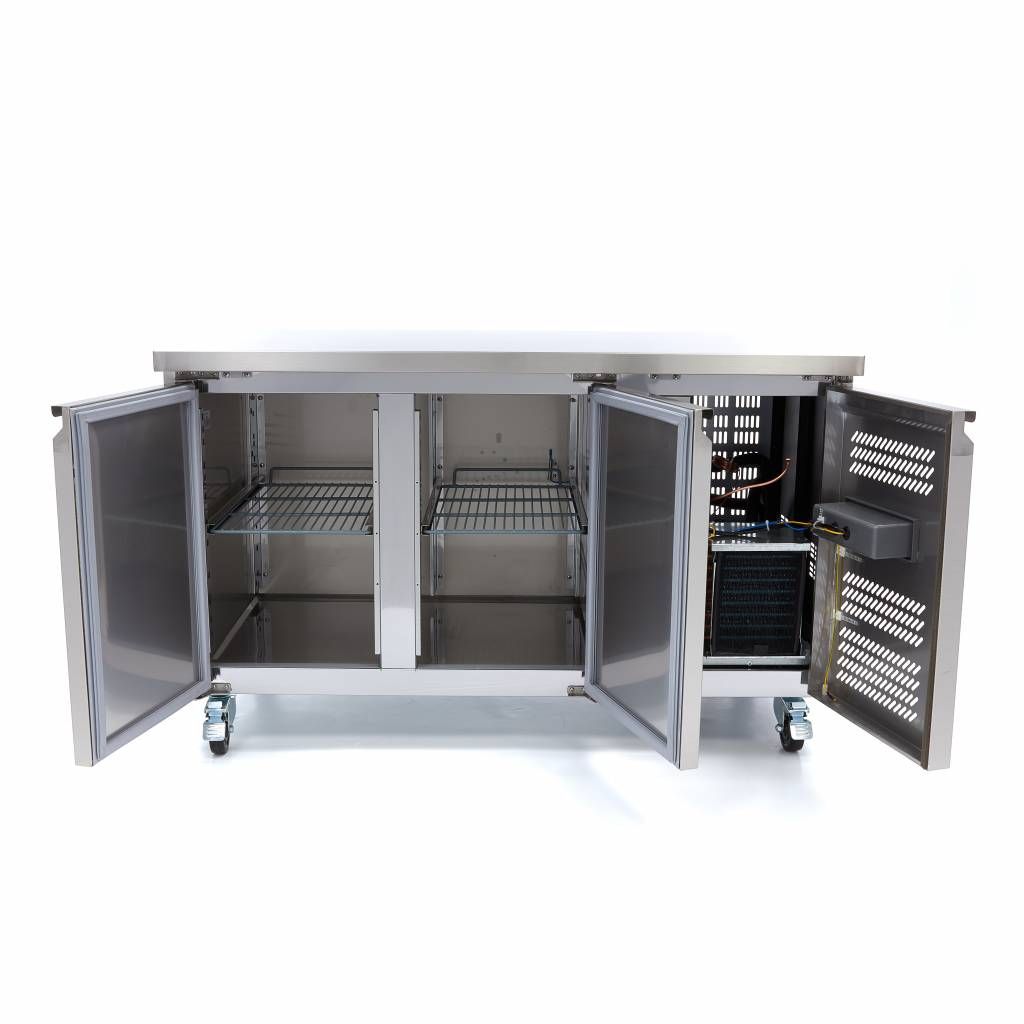 Réfrigérateur de comptoir - 136 cm - 2 portes – Maxima 09400400