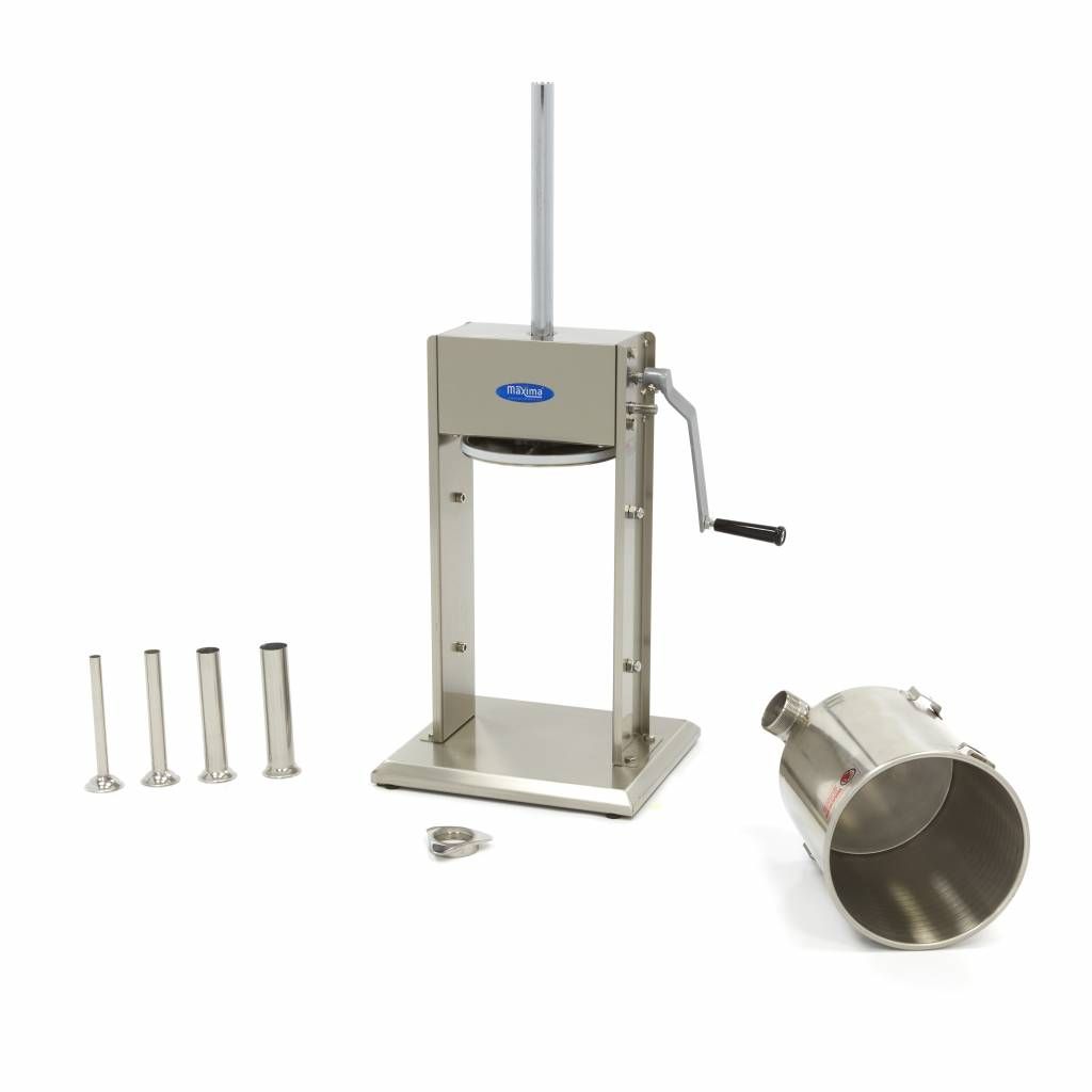 Poussoir à saucisses - 10 L - verticale - incl 4 tubes de remplissage – Maxima 09300463