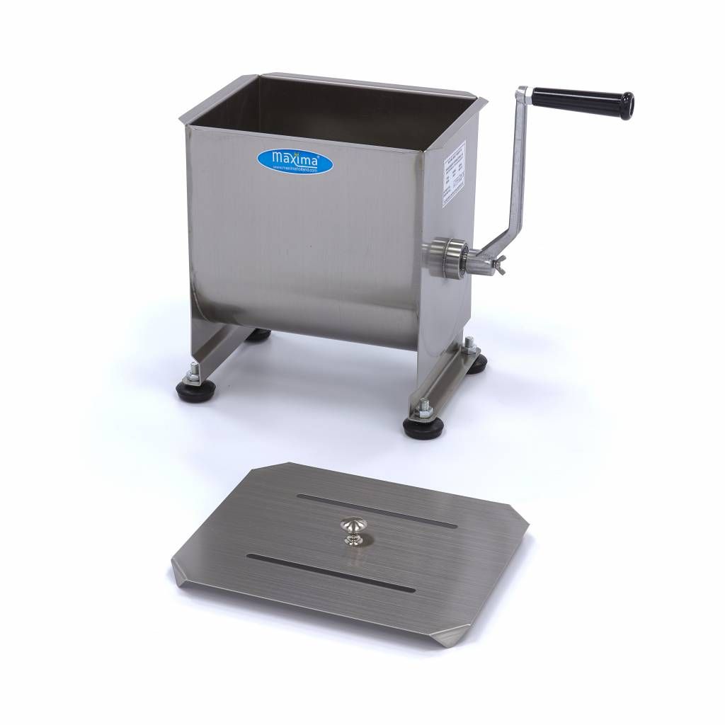 Mélangeur à viande - 10 L - 7,5 kg viande - axle unique - manuel – Maxima 09300440