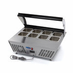 Saladette - 67 L - incl 8 x 1/6 GN - modèle de table – Maxima 09400870