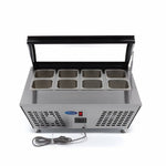 Saladette - 67 L - incl 8 x 1/6 GN - modèle de table – Maxima 09400870