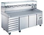Tables à pizzas réfrigérées STAR — AA2PZ+TB — 580 L
