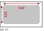 Bac gastronorme inox GN 1/1 AFI Collin-Lucy — B11100 — 14 L – vue 2