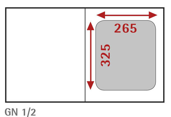 Bac gastronorme inox GN 1/2 AFI Collin-Lucy — B12150 — 9 L