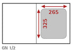 Bac gastronorme inox GN 1/2 AFI Collin-Lucy — B12150 — 9 L