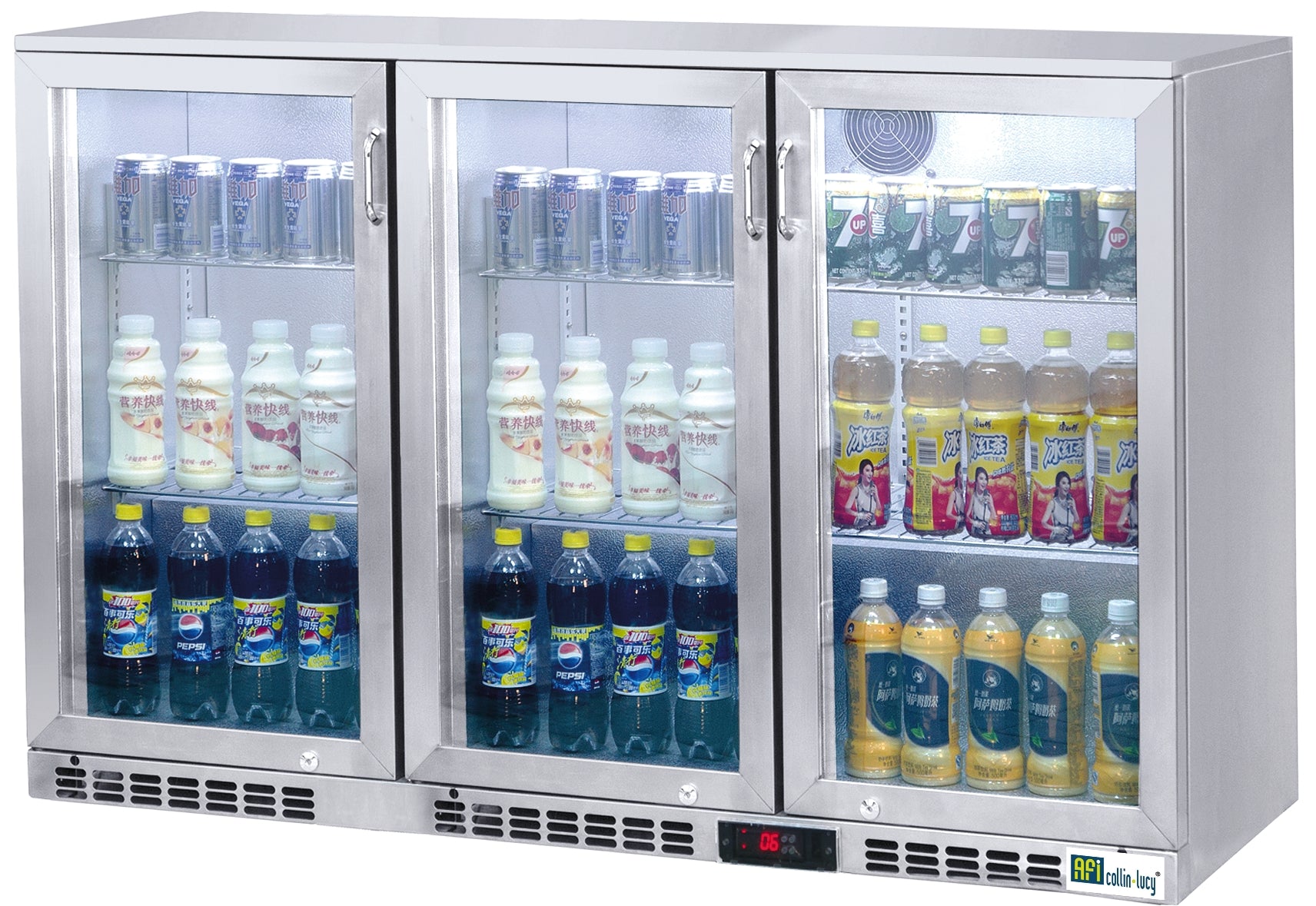 Arrière-bars inox AFI Collin-Lucy — C3BI — 320 L